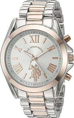 Analog quartz watch USA Polo Classic for Women with USC40118 stainless steel bracelet, white.. Great products, lower prices, fast delivery — DIAYTAR Nigeria has it all.
