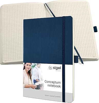 SIGEL CO326 square filler, A5, flexible, blue - conceptum cover.. DIAYTAR NIGERIA delivers on our promise of variety, affordability, and prompt nationwide shipping.