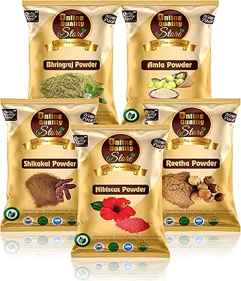 Online quality store Amla Reetha Shikakai, Bhringraj and Hibiscus powder for hair (250 gram package).. DIAYTAR NIGERIA delivers on our promise of variety, affordability, and prompt nationwide shipping.