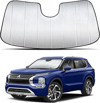 Foldable Sun Sun Auto Mate Pro for Mitsubishi Outlander 2022 2023 SUV (is not suitable.. DIAYTAR NIGERIA brings the marketplace home to you with affordable prices and delivery in 5-8 days.
