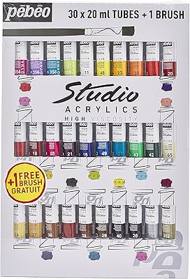 High viscosity Acrylic Kit Bebo Fine Studio, lot of 30 x 20 ml, 20 Fl Oz.. From fashion trends to home essentials — find it on DIAYTAR Nigeria.