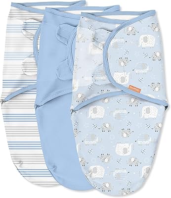 Swaddle me original Swaddle - size s/m, 0-3 months, 3 (elephant stripes).. Experience convenient online shopping on DIAYTAR Nigeria — wide selection and affordable delivery.