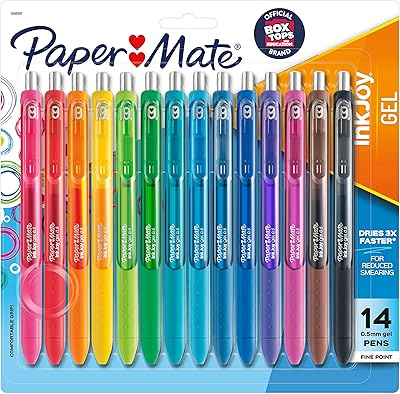Pepper Mate Ink Joy Gel ink pens, fine point (0.5 mm), gel ball pen, matching colors (1988991).. Explore limitless products on DIAYTAR Nigeria — at the lowest prices.