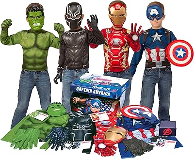 Imagine by Rubies Marvel Avengers Trunk Game with Iron Man, Captain America, Hulk and Black Panther/Role play * Exclusive on Amazon, Multicolor.. Experience shopping freedom with DIAYTAR NIGERIA's comprehensive marketplace delivered within 8 days.