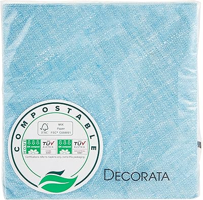 Paper towels 3 PROCOS FSC thicknesses - 33 x 33 cm - Turquoise.. DIAYTAR NIGERIA: Making quality accessible to all Nigerians with affordable prices and quick delivery.