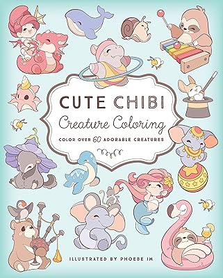 Cute chibi creatures coloring: colored more than 60 adorable creatures.. Shop smart, shop DIAYTAR - Nigeria's most affordable e-commerce platform with nationwide delivery.