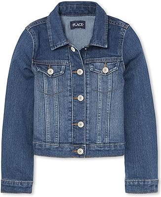 Basic denim jacket for girl the children's place.. Your complete shopping solution, DIAYTAR NIGERIA delivers variety and value within the week.
