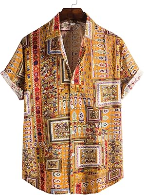 HOBIVA MENSHORTESLEEVES Summer shirts with short sleeves cardigan shirts for young relaxed t-shirts (size: L).. DIAYTAR NIGERIA: Connecting Nigerians with affordable products through our expansive e-commerce platform.