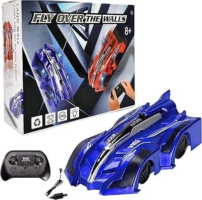 VYTO Rotative wall climbing car 360 degrees with 4 wheels for boys, wall climbing car toy, blue.. Your digital shopping ally, DIAYTAR NIGERIA offers extensive selection with budget-friendly delivery.