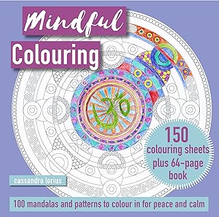 Conscious coloring: 100 mandalas and patterns to color for peace and calm: 150 coloring sheets and a 64 -page book.. DIAYTAR NIGERIA brings the market to your fingertips with affordable prices and swift delivery services.