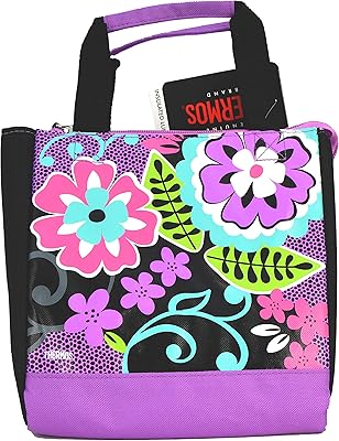 Thermos® lunch bag with floral pattern - black.. Experience shopping freedom with DIAYTAR NIGERIA's comprehensive platform and reliable shipping service.