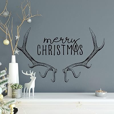 Roaming Wall -Wooden Renna Wood Stickers to take off and stick, reusable Christmas decorations.. Explore a world of choices with DIAYTAR NIGERIA's vast catalog and budget-friendly nationwide shipping.