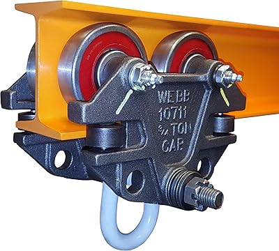 Canvas beam arrow trolley with side guide rolls. Capacity of 3/4 tonnes, 0.72 kg. Industrial quality transport cart for I and chain palans beams.. DIAYTAR NIGERIA: Where quality meets affordability, with thousands of products delivered in less than 8 days.