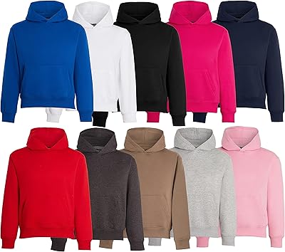 Uni hooded sweater Emporio 11 for boys and girls, without zipper, for boys and girls, hooded sweatshirt for school, UK size 5-13 years.. Your ideal shopping companion, DIAYTAR NIGERIA offers unmatched variety with delivery within a week.