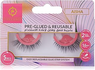 Aisha pre -glued black eyelashes.. Shop quality and variety at unbeatable prices on DIAYTAR Nigeria — delivery in under 8 days.