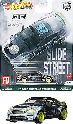 2020 Ford Mustang Rtr Spec 5 #25 Slide Street \ "Car Model Under pressure from the Hot Wheels \ series".. DIAYTAR NIGERIA: Bringing quality products to your doorstep at prices that won't break the bank.