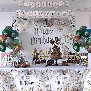 Nelton Wizard birthday party supplies include cake decoration, 24 cupcake decorations, 20 latex balloons, a happy birthday backdrop, 1 tablecloth, 1 banner.. Shop smart with DIAYTAR NIGERIA, offering a vast product range delivered to your doorstep within a week.