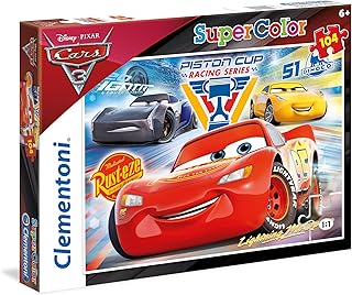 Clementoni Disney Cars 3 Puzzle 104 Pieces, Multicolor, 27072, 6800000282.. DIAYTAR NIGERIA: Where affordability and variety come together with nationwide 5-8 day delivery.