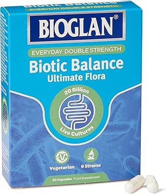 BIOGLAN BIO BALANCE Ultra Plants 20 billion UFC | Living, probiotic bacteria, suitable for vegetarians, with lactobacillus acidophilus and lactobacillus melangaster | 30 capsules.. With DIAYTAR Nigeria, you can browse through thousands of items at the best prices. Place your order today and receive it in less than a week.