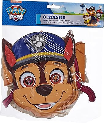 AMSCAN 9903839 costume accessories, International, PAW PATROL paper masks 2018, Multicolor.. Why shop anywhere else? DIAYTAR Nigeria has it all and delivers fast.