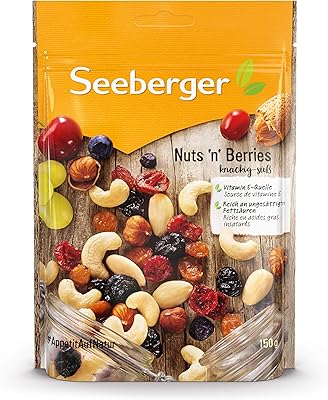 Walnuts and berries Seeberger 150 grams.. Find quality and variety without breaking the bank — only on DIAYTAR Nigeria.