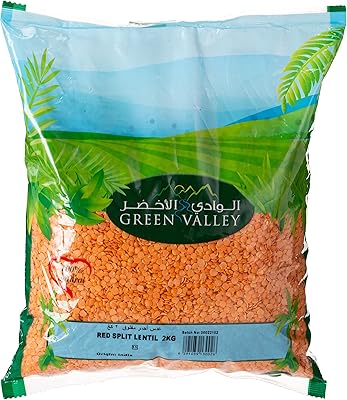 Green Valley split red lenses (Masoor Dal) 2 kg.. With DIAYTAR Nigeria, you can browse through thousands of items at the best prices. Place your order today and receive it in less than a week.
