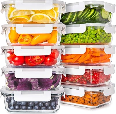Prep Naturals glass storage containers with lids [24 oz, 20 parts] Glass food storage containers with lids, glass storage containers with lids.. Affordable convenience is here — shop DIAYTAR Nigeria today.