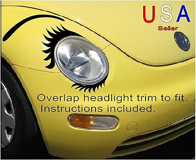 Car eyelash kit Lower my Volkswagen Bug eyebrow headlight.. Shopping made simple with DIAYTAR NIGERIA's vast selection and budget-friendly nationwide delivery.