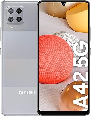 Samsung Galaxy A42 5G SM -A426B Double SIM, 128 GB of Rom and 4 GB of RAM, unlocked in factory with the Android system (dotted gray) - International version.. Shop without limits at DIAYTAR NIGERIA and receive your purchases at budget prices within the week.
