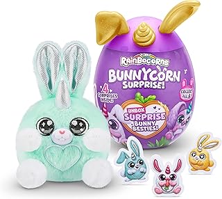 Surprise doll Rainbocorns Zuru's Pancakecorn (pack of 2) animals in collecting plush, surprise eggs, stickers, from 3 years for girls and children (random).. DIAYTAR NIGERIA: Your affordable gateway to thousands of products shipped nationwide within the week.