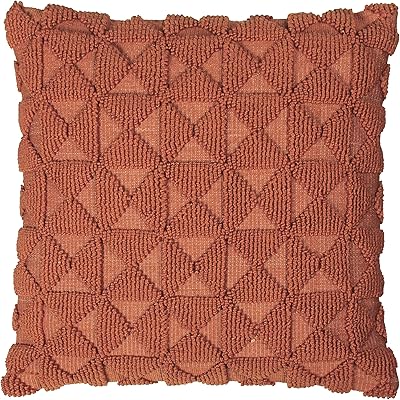 Furn. Cushion filled with Varma polyester, brick, 45 x 45 cm.. DIAYTAR Nigeria: Discover more, spend less, and enjoy delivery within 5–8 days.