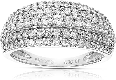 Sterling 925 silver engagement ring with round diamonds for women, size 6-8.. Your complete e-commerce destination, DIAYTAR NIGERIA combines variety with budget-friendly nationwide shipping.