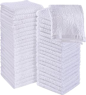 Towels for cotton face and hands - Towels for 100 % ultra soft and very absorbent, 12 "x 12", pack of 60, sparkling white Utopia Tools.. Experience the convenience of boundless shopping with DIAYTAR NIGERIA's vast selection and quick delivery.