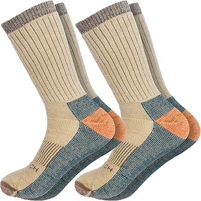 Wool Merino Wool Wool Socks Pack of 2 - Robust for men's hiking socks (10 mile hiker).. Shop efficiently with DIAYTAR NIGERIA, offering thousands of products at unbeatable prices delivered promptly.