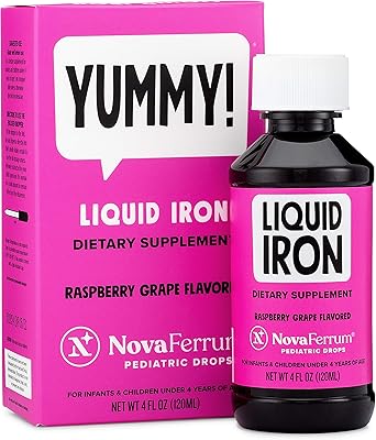 Novaferrum Pediatric Drops supplement liquid iron for infants and toddlers 4 fl oz (120 ml) - raspberry grapes.. Experience the simplicity of DIAYTAR NIGERIA's extensive marketplace with delivery within 8 days.