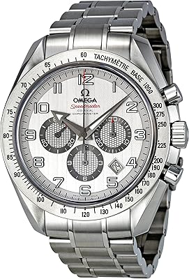 Omega watch for men 321.10.44.50.02.001 Speedmaster with silver dial, silver, bracelet.. DIAYTAR NIGERIA delivers value, variety, and convenience with our nationwide 5-8 day shipping.