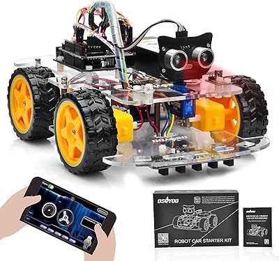 Osoyo robot car starter kit for Arduino | Motorized educational robots remote controls with Steam application to build and learn to code | IoT mechanical coding for children, adolescents and adults.. Need it fast? DIAYTAR Nigeria ships in just 5 to 8 days nationwide.