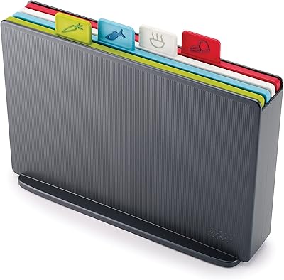 Joseph Joseph Index 60132 Set of plastic cutting plates with storage bag - Washable color code in the dishwasher - non -slip, small.. From tech to toiletries, DIAYTAR Nigeria delivers without delay.