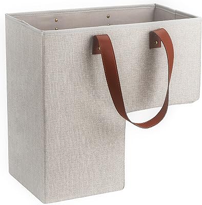 Sam & Mabel staircase baskets for staircases and wooden carpets - 16 "staircase basket with handles, foldable staircase storage organizer for home and desk decoration (natural beige).. DIAYTAR NIGERIA: Where affordability meets variety in Nigeria's most comprehensive online marketplace.