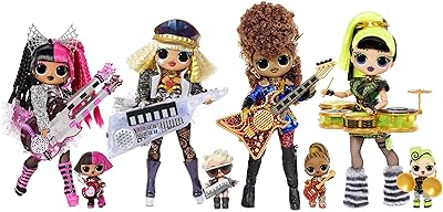 LOL Surprise OMG with more than 70 surprises, set of musical dolls, 4 models and 4 sisters, rock equipment, music box packaging and rock group, 567172e7c.. DIAYTAR NIGERIA: Making quality products accessible to all Nigerians at affordable prices.
