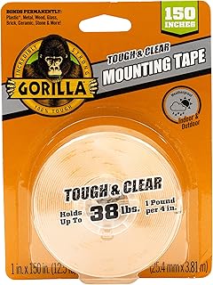 Mounting double -sided adhesive mounting tape Gorilla Clear, 1 "x 150", transparent, XL (1 piece).. Experience the power of choice with DIAYTAR NIGERIA's extensive catalog delivered within the week.