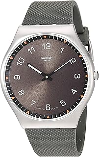 Quartz watch for men, analog display and leather bracelet - SS07S103, canned gray, bracelet.. Shop with purpose at DIAYTAR NIGERIA and receive your purchases at unbeatable prices within the week.