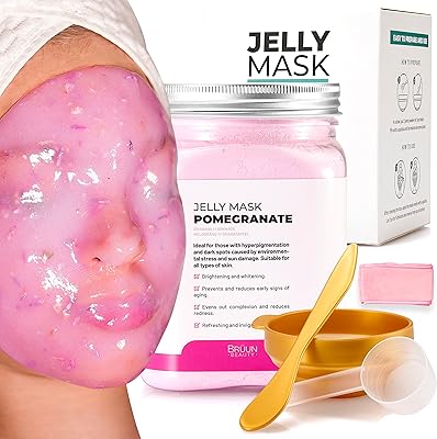 Facial mask with Braun Granada jelly | Set of pots of masks in hydrating gel for skin care.. From phone accessories to home decor — DIAYTAR Nigeria ships it fast.