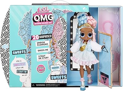 Model doll lol Surprise Omg Sweets - Set of dolls to dress with 20 surprises for girls and children from 4 years old, Multicolor.. Affordable choices, delivered fast — that's the DIAYTAR Nigeria promise.