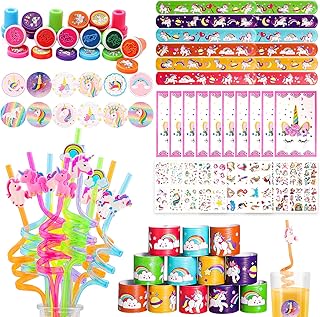 CHIPT CHIP Party Gifts, Unicorn tap bracelets, unicorn stamp, unicorn tattoo sticker, unicorn plastic straws, birthday party gift bags.. Your go-to destination for affordable online shopping, DIAYTAR NIGERIA delivers in under 8 days.