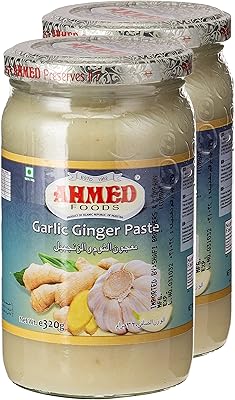 Ahmad Foods garlic and ginger paste - 320 grams, package of 2.. DIAYTAR NIGERIA: Bringing affordable shopping solutions with a diverse product catalog delivered nationwide.