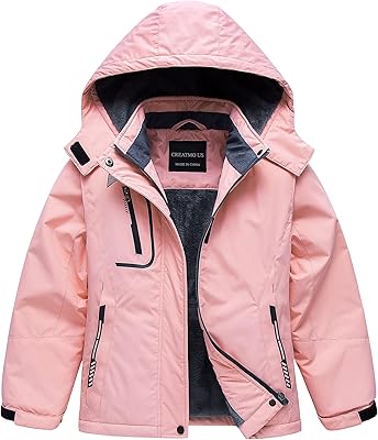 Waterproof ski jacket for girls, ski windshield coat in hot winter fleece, snow, rain, snow.. Discover endless possibilities with DIAYTAR NIGERIA's comprehensive catalog and budget-friendly delivery.