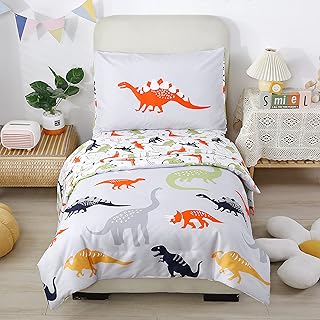 Stayhoo Kids Bed set with Print Dinosaur Pattern Pattern Pattern Baby Animated.. DIAYTAR NIGERIA: Your trusted marketplace that combines variety, affordability and reliable shipping.