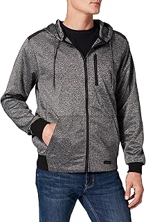 Hooded sweatshirt entirely zipped in false fleece Southpole Tech for men.. Navigate through thousands of products at pocket-friendly prices with DIAYTAR NIGERIA's easy-to-use platform.