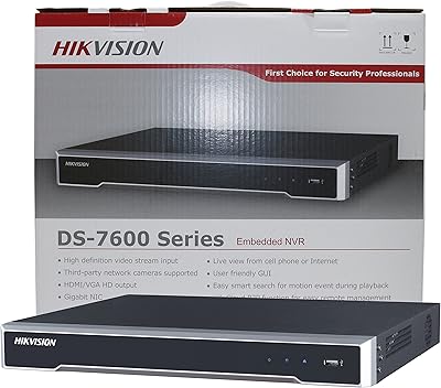 Hikvision DS-7600Ni-K2/8-16p network video recorder with ethernet power supply (16ch).. Unlock endless possibilities with DIAYTAR NIGERIA's affordable marketplace and reliable delivery service.
